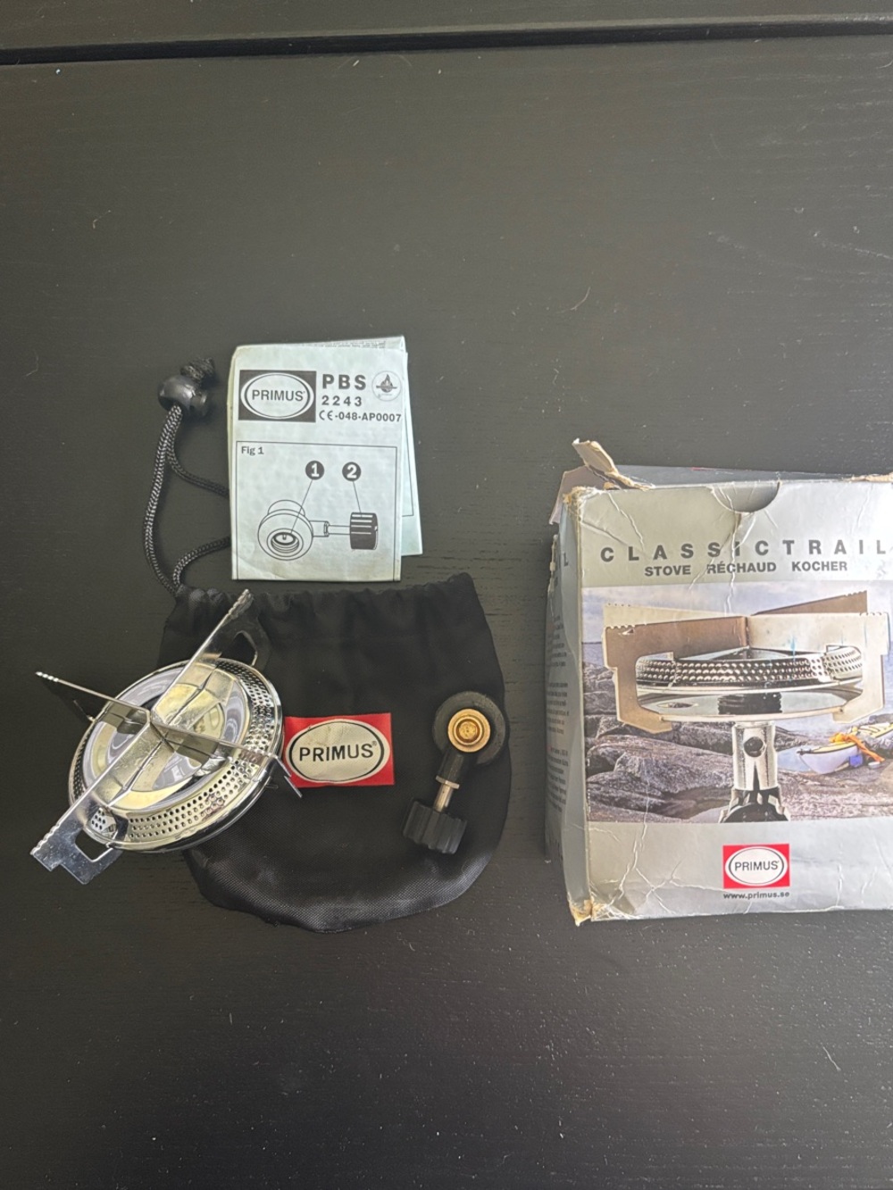 Classic Trail Portable Camping Stove - Black